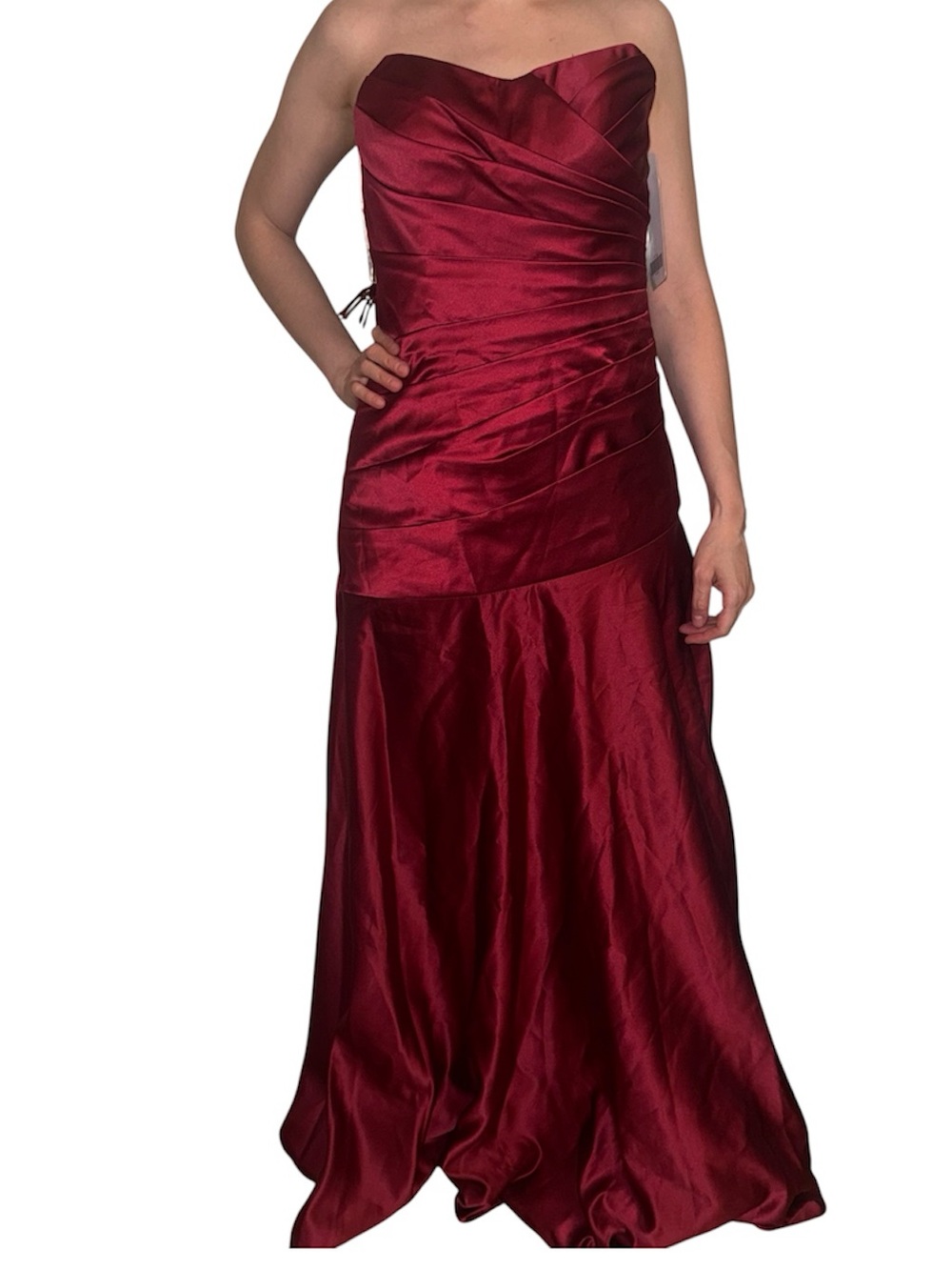 Pretty Maids Burgundy Dress Size 6 NWT